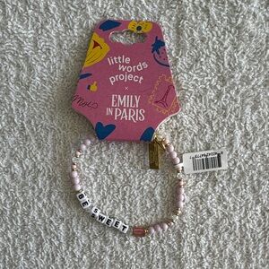 Little Words Project x Emily in Paris “Be Sweet” Beaded Bracelet